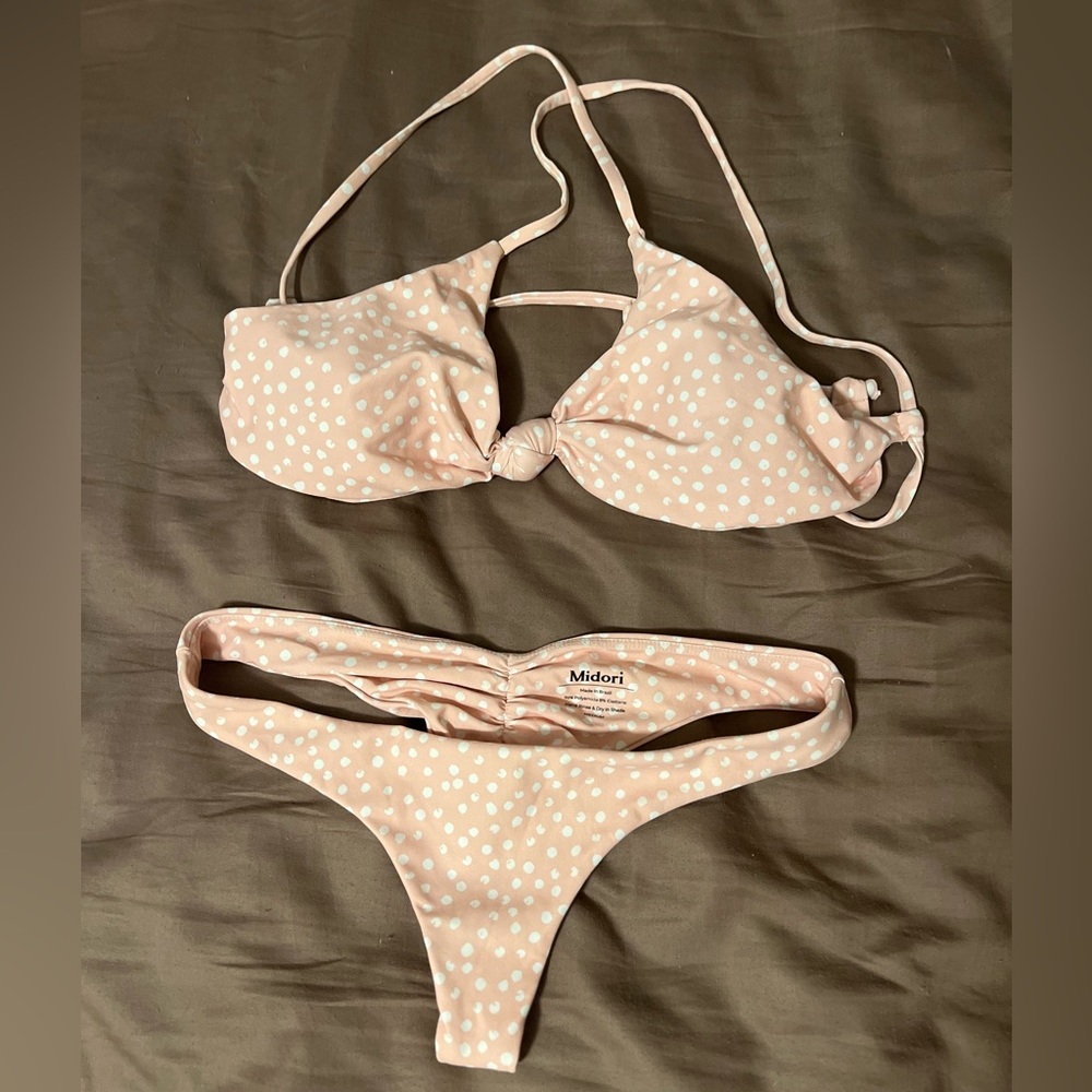 Midori pink bathing suit